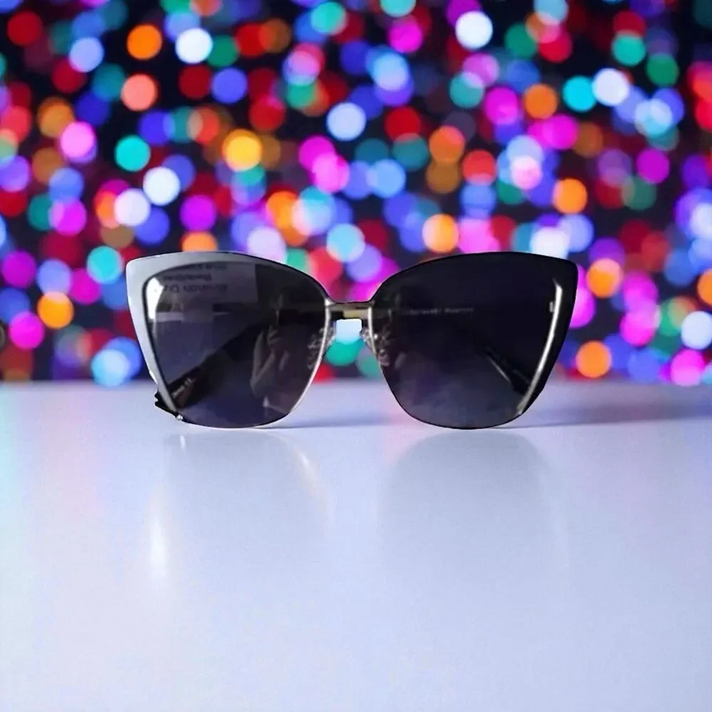 Prive Revaux Brunch Date Women's Sunglasses in Caviar Black & Gold New In Case